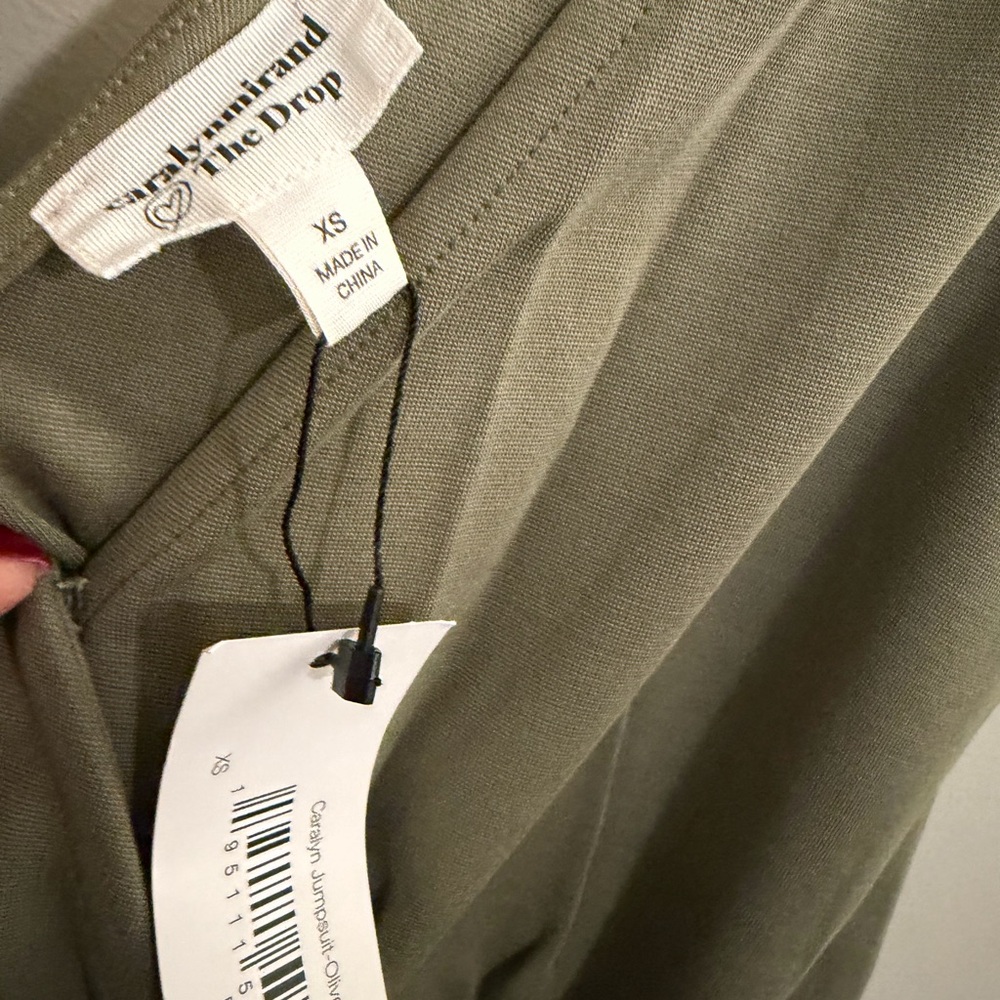 The Drop Women's @caralynmirand Sleeveless Wrap Jumpsuit - Picture 7 of 8